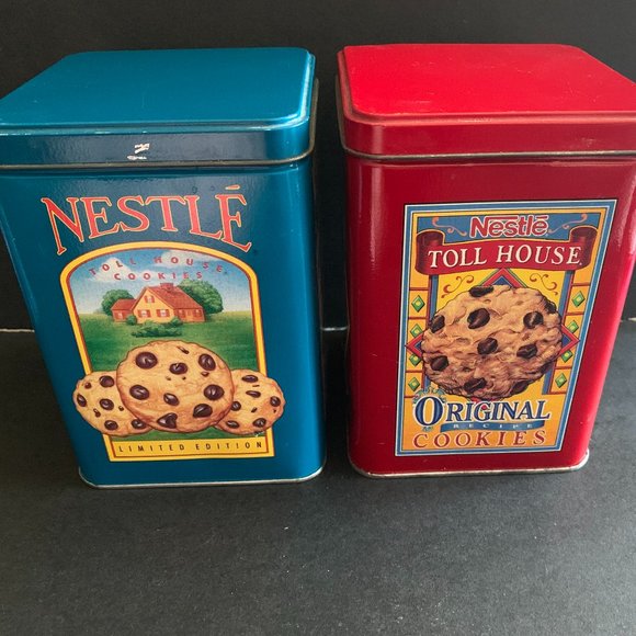 2 - Vintage Nestle Rectangle Tins - Picture 4 of 7